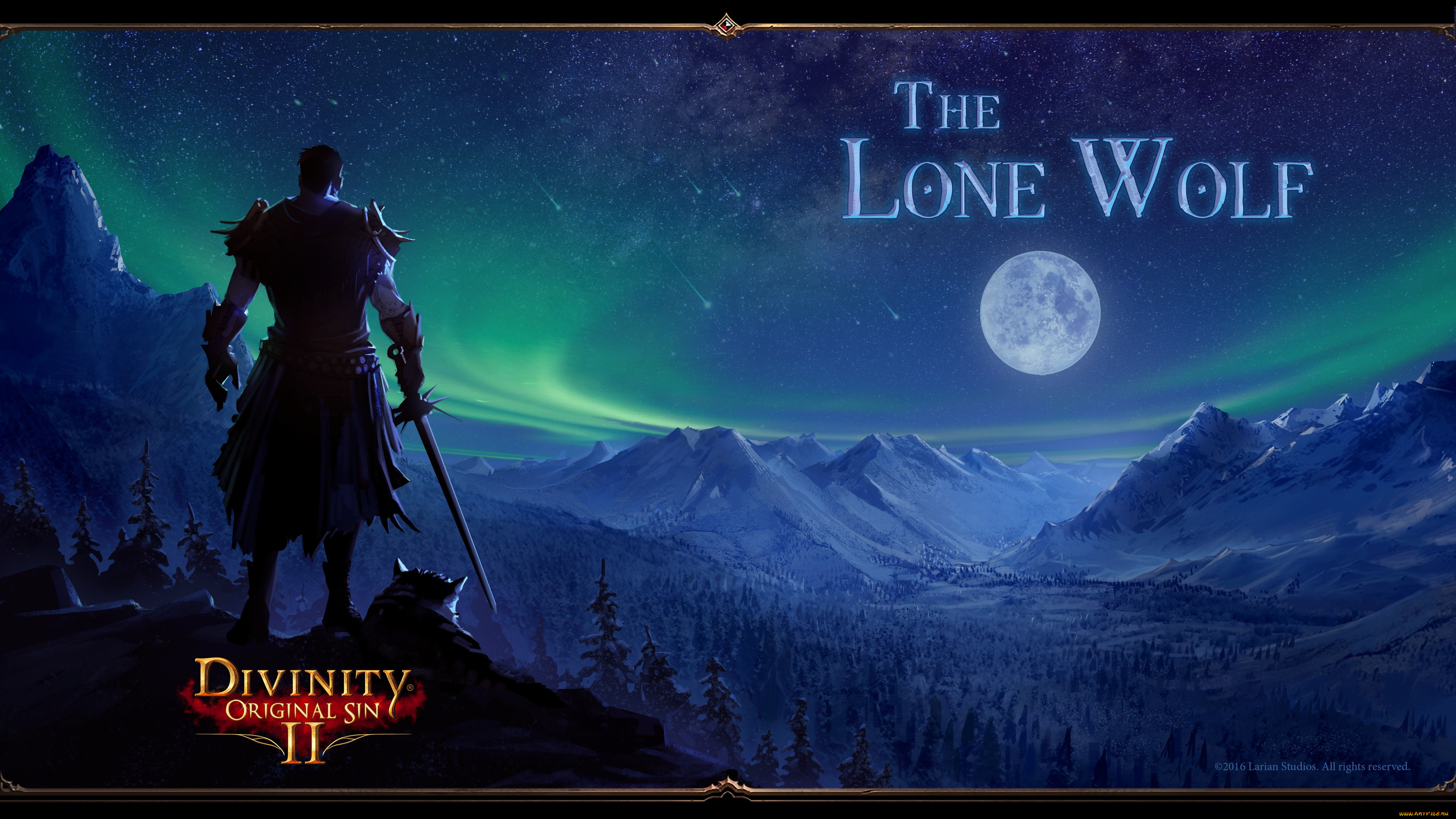 The lone wolf. Divinity Original sin 2 Wallpaper. Дивинити ориджинал син 2 обои. Обои на рабочий стол Divinity Original sin 2. Divinity Original sin 2 обои 1920x1080.